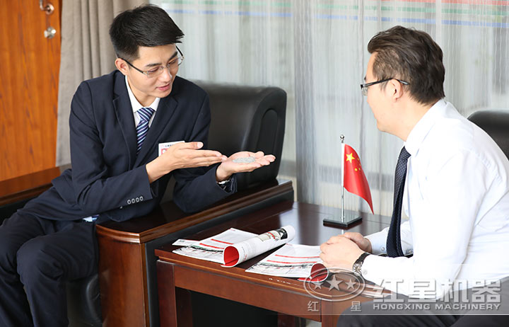 合作共贏，來廠客戶物料展示