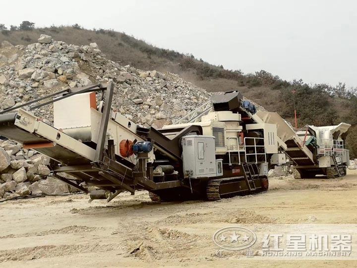 建筑垃圾破碎現(xiàn)場，選好設(shè)備收益更高